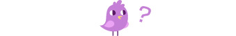 紫の鳥