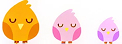 眠っている鳥